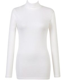 Wing あったかインナー オーガニックコットン100%(肌側) やさしい肌ざわり ムレにくい 【綿の贅沢 オーガニック】 9分袖 長袖 タートルネック 秋 冬 EL4032 ウイング／ワコール