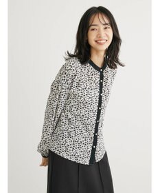 Green Parks ・ＥＬＥＮＣＡＲＥ　ＤＵＥコバナパイピングブラウス