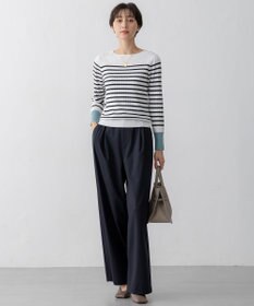 23区 【Oggi3月号掲載/セットアップ対応】ライトクロス ワイドパンツ