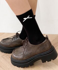 WEGO ミニサテンリボン付きソックス