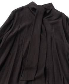 UNFILO イージーケア ボウタイ ブラウス