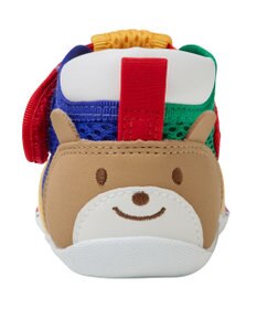 MIKI HOUSE HOT BISCUITS 【11.5-13.5cm】かかと顔 メッシュ ファーストベビーシューズ