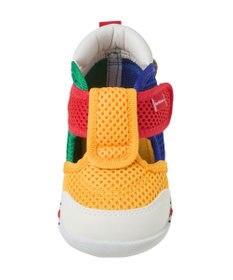 MIKI HOUSE HOT BISCUITS 【11.5-13.5cm】かかと顔 メッシュ ファーストベビーシューズ