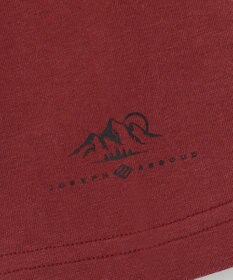 JOSEPH ABBOUD MOUNTAIN 【JAPANファブリック/吸水速乾】プレーティング天竺アウトドア Tシャツ