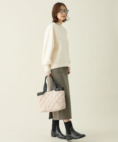 ANY L ロゴ刺繍ダンボールトレーナー