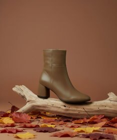 APOM 本革シープスキンサイドジップアンクルブーツ 60