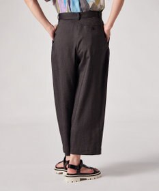 Paul Smith レーヨンリネン コクーンシルエット タックパンツ