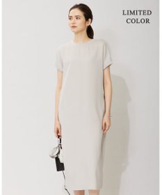 ICB 【接触冷感・UVケア・速乾・洗える】FluidBackSatin ワンピース