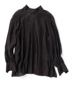 UNFILO イージーケア ボウタイ ブラウス