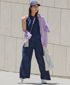 自由区 S 【接触冷感・UVケア・抗菌防臭・洗える】リヨセルポプリン ブラウス