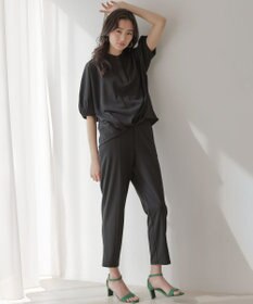 組曲 【WEB限定】ジョーゼットジャージーテーパード パンツ