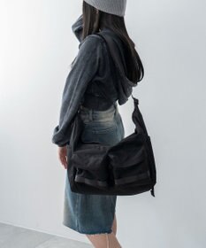 WEGO 【ユニセックス着用ITEM】立体ポケットBIGショルダー