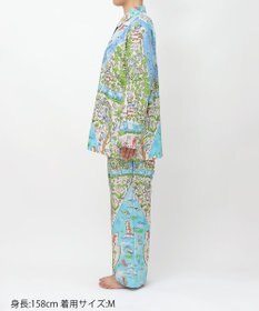 tsumori chisato SLEEP ツモリチサト パジャマ 綿100%(本体) サテン 長袖 長ズボン レディース UDX506/ワコール