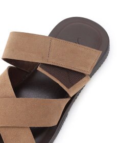 UNFILO MENS NUOVO NICAR スエードクロスサンダル