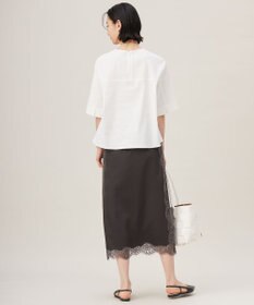 自由区 【セットアップ対応・洗える】LIPストレッチプルオーバー ブラウス