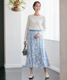 自由区 【XSサイズ～/洗える】レーヨンストレッチ プルオーバーニット