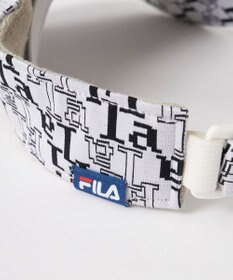 FILA GOLF／marie claire 【FILA GOLF】取り外し可能リボン付きサンバイザー