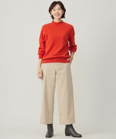 J.PRESS LADIES S 【洗える】CASHMERE BLEND スタンドカラー ニット