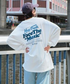 WEGO 【ユニセックス着用ITEM】フロッキーロゴBIGロンT（LS）