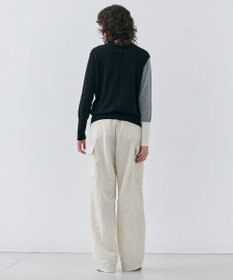 BEIGE， 【洗える】BURNET / カラーミックスクルーネックトップス
