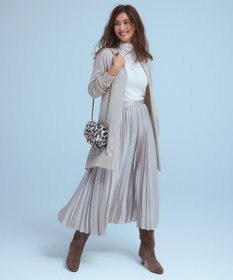 23区 L 【洗える】スムージーコットン シアー ニット