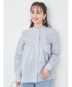 earth music&ecology ピンタックレースブラウス