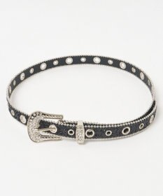 WEGO Lビジューバックルラメベルト