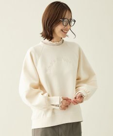 ANY L ロゴ刺繍ダンボールトレーナー