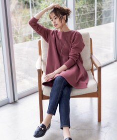 Tiaclasse 【洗える】裏起毛チュニック