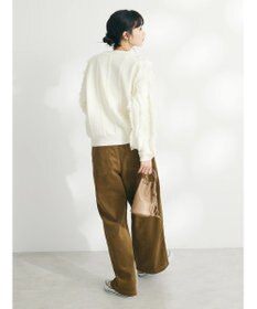 CRAFT STANDARD BOUTIQUE ボリュームフリンジニットプルオーバー