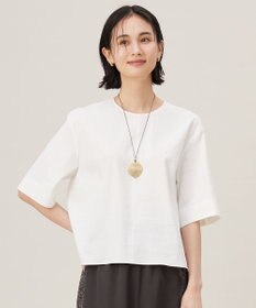 自由区 【セットアップ対応・洗える】LIPストレッチプルオーバー ブラウス