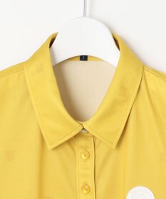 23区GOLF 【WOMEN】ワッペンプリント鹿の子シャツ