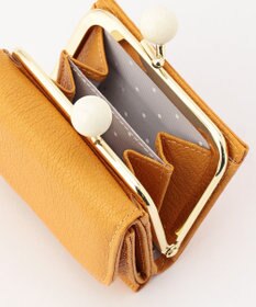 UNBILLION perche アクリル玉三つ折りミニサイフ