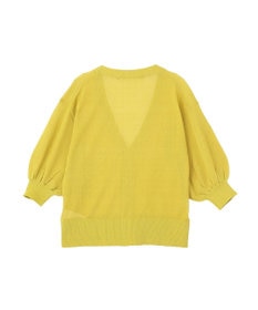 YECCA VECCA シアーニットVネックカーディガン