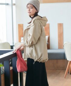 Tiaclasse 【新色追加・洗える】撥水ドロストマウンテンパーカー