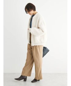 Green Parks ・Ｄｏｕｂｌｅ　Ｆｌａｇｓ　　ボアブルゾン