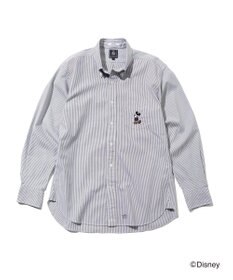 J.PRESS MEN 【DISNEY COLLECTION】【UNISEX】ピンオックス シャツ/ B.D. / ミッキーマウス