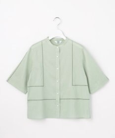 J.PRESS LADIES S 【WEB限定カラーあり・一枚で着映え】ラミー ポプリン ボクシーシャツ