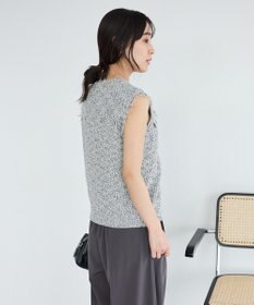 CRAFT STANDARD BOUTIQUE フリンジノースリーブニットプルオーバー