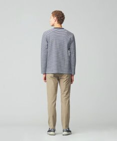 J.PRESS MEN ソフトＷフェイス ボーダーロングTシャツ