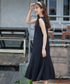 Tiaclasse 【洗える】裾フレアAラインワンピース