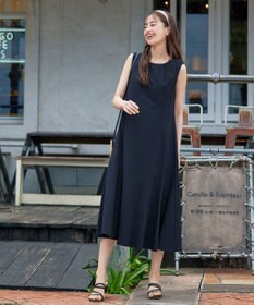 Tiaclasse 【洗える】裾フレアAラインワンピース