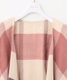 ANY SIS ノーブルチェック ポンチョ ストール