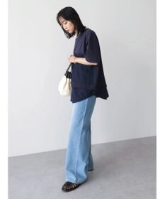 Green Parks 異素材切替ドッキングチュニック