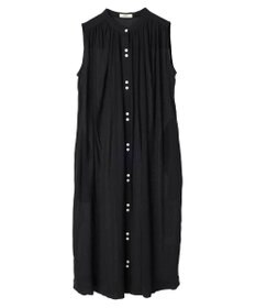 earth music&ecology ノースリーブギャザーワンピース