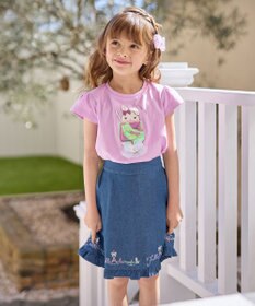 ANY KIDS シャラシャラ ビーズ入り Tシャツ