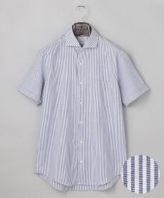 GOTAIRIKU 春夏向け【形態安定】SUMMERPREMIUMPLEATS_セミワイドカラー 半袖ドレスシャツ(26年限定色)