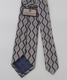 GOTAIRIKU GOTAIRIKU別注【日本製】シルク ネクタイ_ダイヤ柄