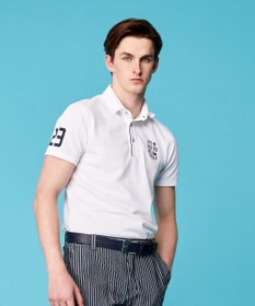 23区GOLF 【MEN】【吸水速乾/UVケア】エイトロックカノコ 半袖ポロシャツ
