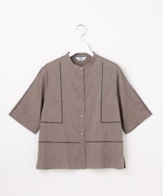 J.PRESS LADIES S 【WEB限定カラーあり・一枚で着映え】ラミー ポプリン ボクシーシャツ